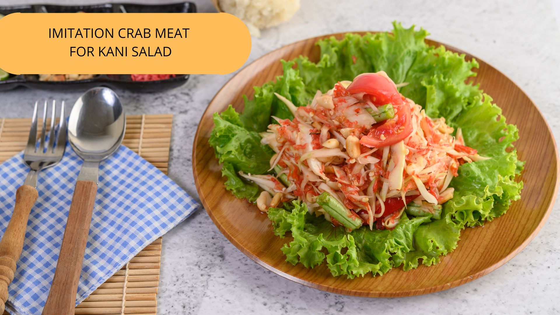 IMITATION CRAB MEAT FOR KANI SALAD